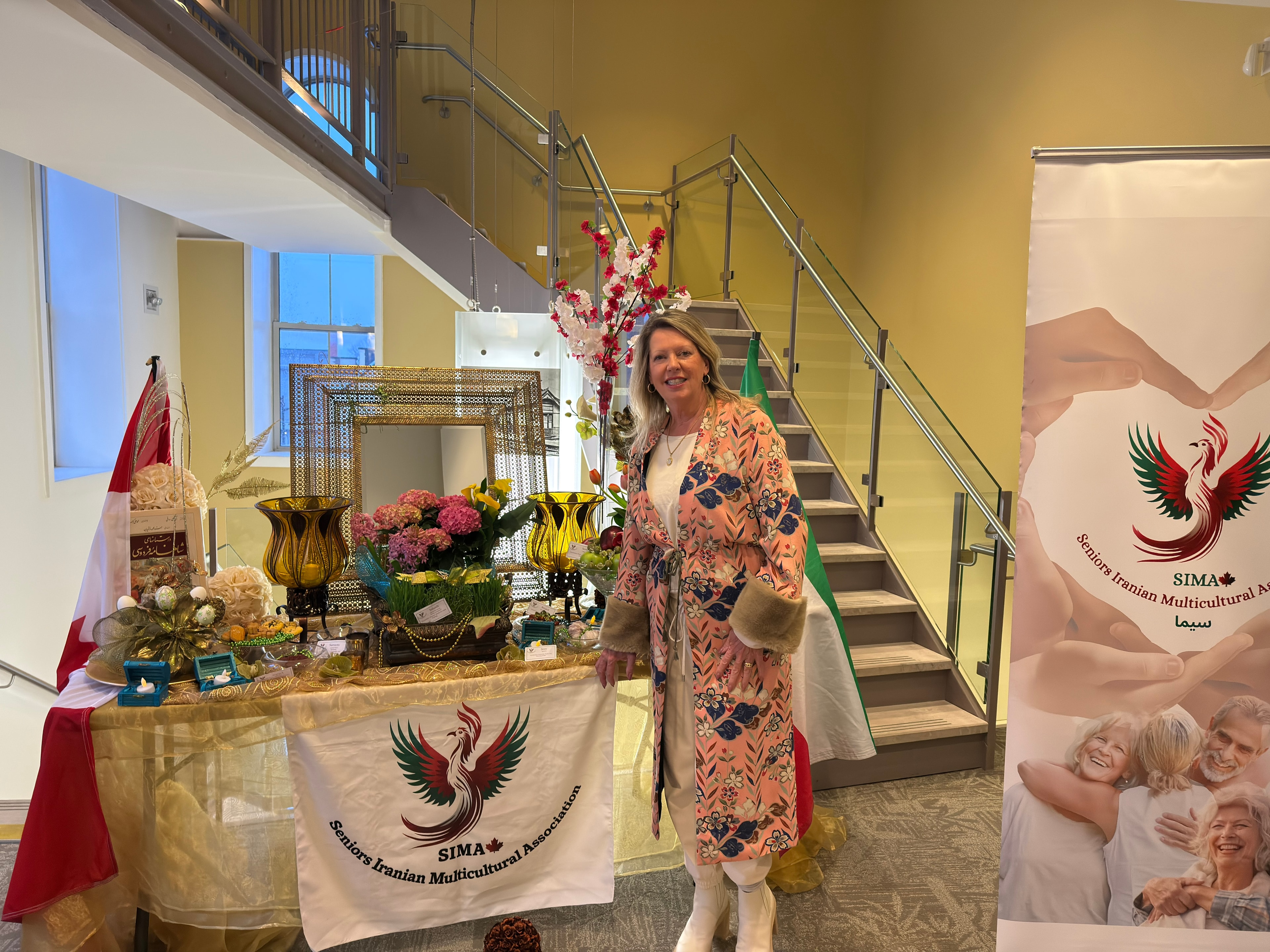Jane Twinney at SIMA Seniors Iranian Multicultural Association event